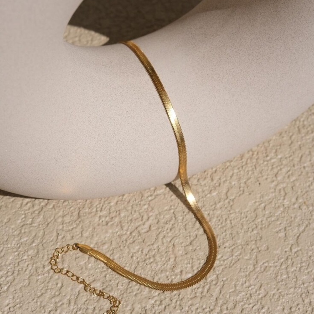 🔥18K Gold Plated 5mm Snake Chain Water Resistant